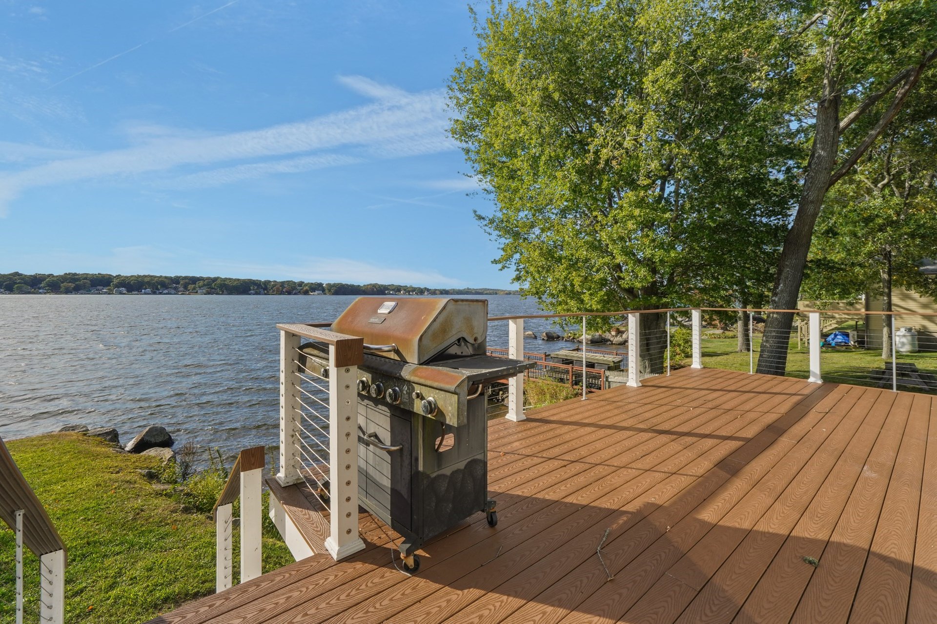 Water views from a Westport, Massachusetts home